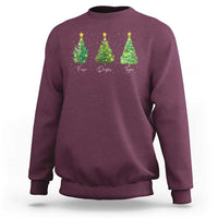 Funny Subtle FDT Resist Christmas Sweatshirt Fraser Douglass Trojan Xmas Tree - Wonder Print Shop