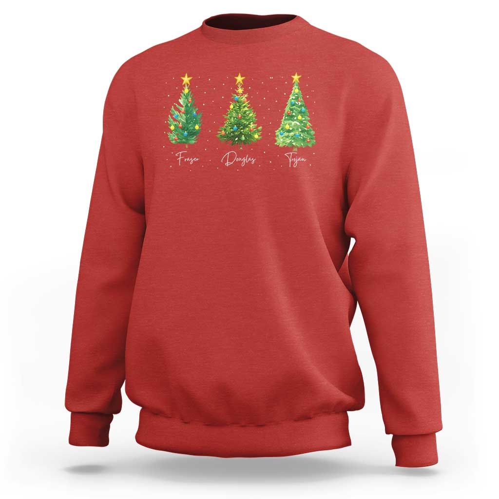 Funny Subtle FDT Resist Christmas Sweatshirt Fraser Douglass Trojan Xmas Tree - Wonder Print Shop