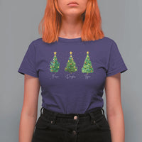 Funny Subtle FDT Resist Christmas T Shirt For Women Fraser Douglass Trojan Xmas Tree - Wonder Print Shop