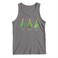 Funny Subtle FDT Resist Christmas Tank Top Fraser Douglass Trojan Xmas Tree - Wonder Print Shop