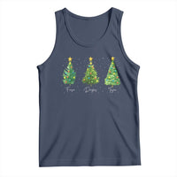 Funny Subtle FDT Resist Christmas Tank Top Fraser Douglass Trojan Xmas Tree - Wonder Print Shop