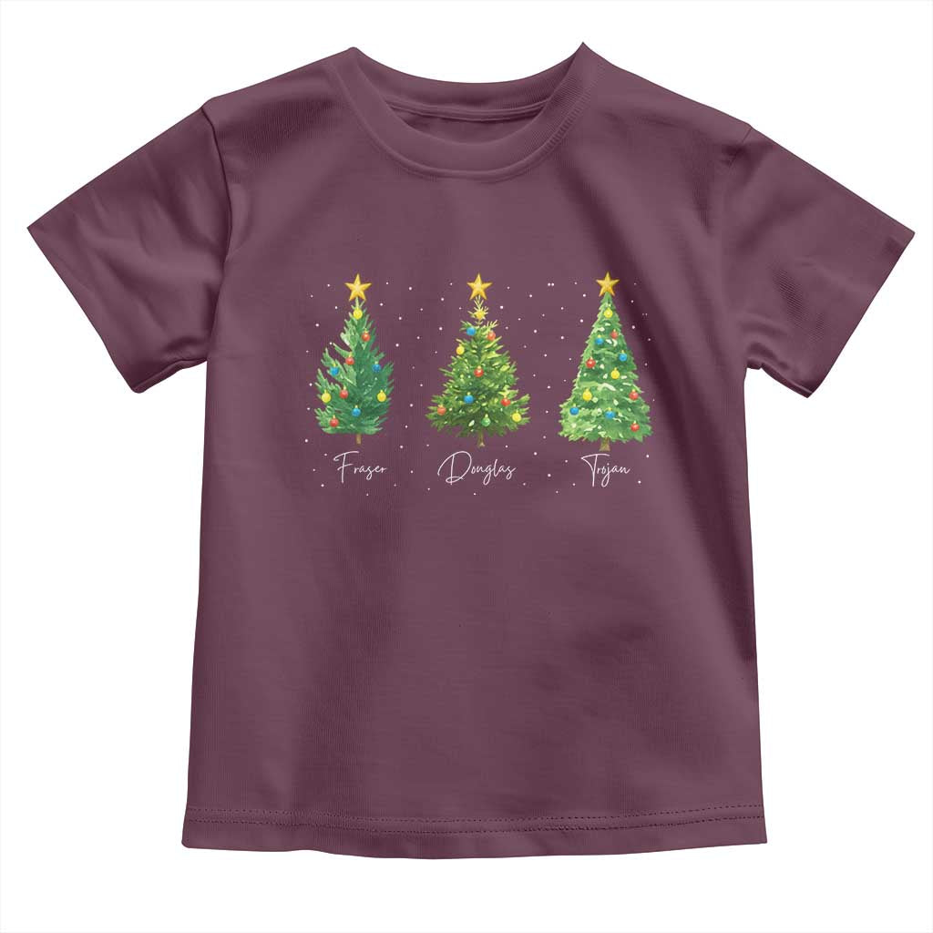 Funny Subtle FDT Resist Christmas Toddler T Shirt Fraser Douglass Trojan Xmas Tree - Wonder Print Shop