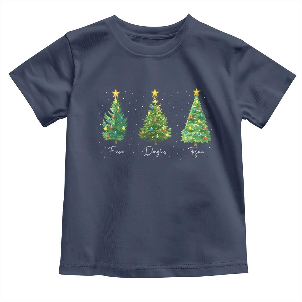 Funny Subtle FDT Resist Christmas Toddler T Shirt Fraser Douglass Trojan Xmas Tree - Wonder Print Shop