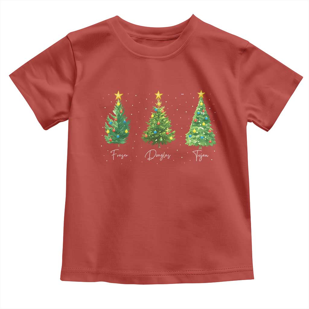 Funny Subtle FDT Resist Christmas Toddler T Shirt Fraser Douglass Trojan Xmas Tree - Wonder Print Shop