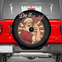 Funny Christmas Do It Lady Spare Tire Cover Mustache Guy Meme Santa Cosplay - Wonder Print Shop