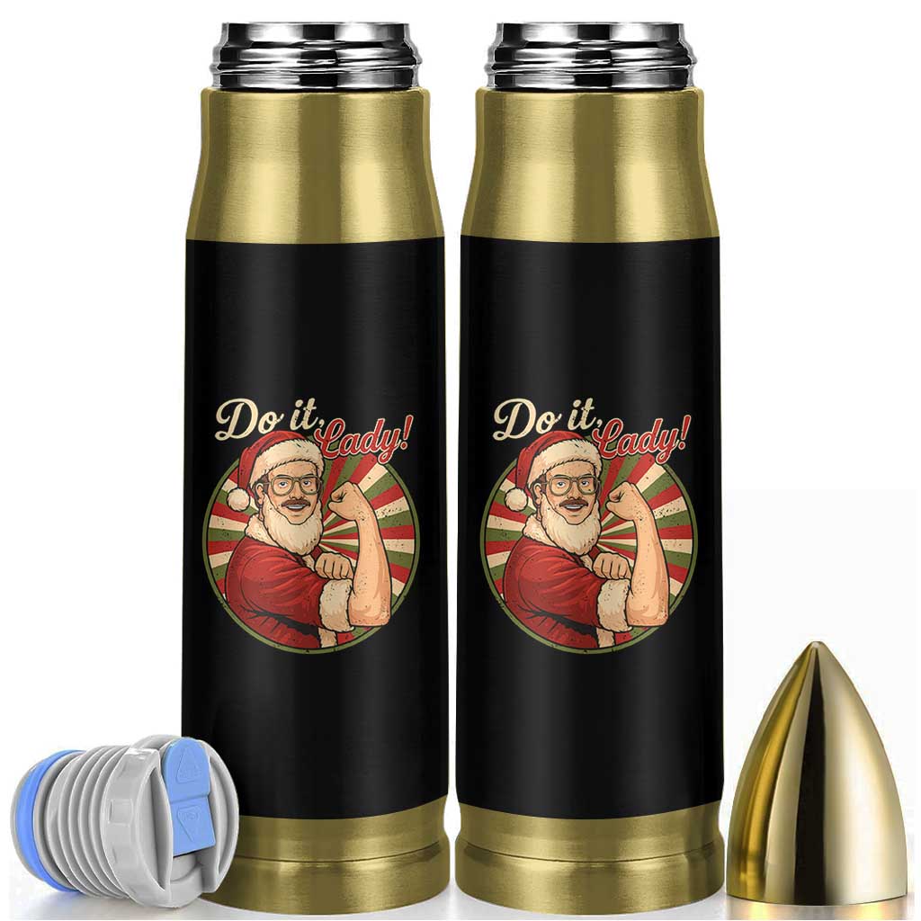 Funny Christmas Do It Lady Bullet Tumbler Mustache Guy Meme Santa Cosplay - Wonder Print Shop