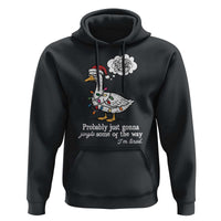 Probably Just Gonna Jingle Some Of The Way I'm Tired Hoodie Funny Christmas Goose - Wonder Print Shop