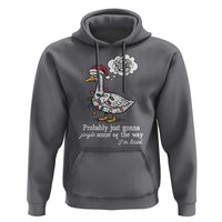Probably Just Gonna Jingle Some Of The Way I'm Tired Hoodie Funny Christmas Goose - Wonder Print Shop