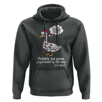 Probably Just Gonna Jingle Some Of The Way I'm Tired Hoodie Funny Christmas Goose - Wonder Print Shop
