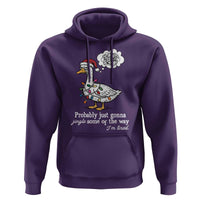 Probably Just Gonna Jingle Some Of The Way I'm Tired Hoodie Funny Christmas Goose - Wonder Print Shop
