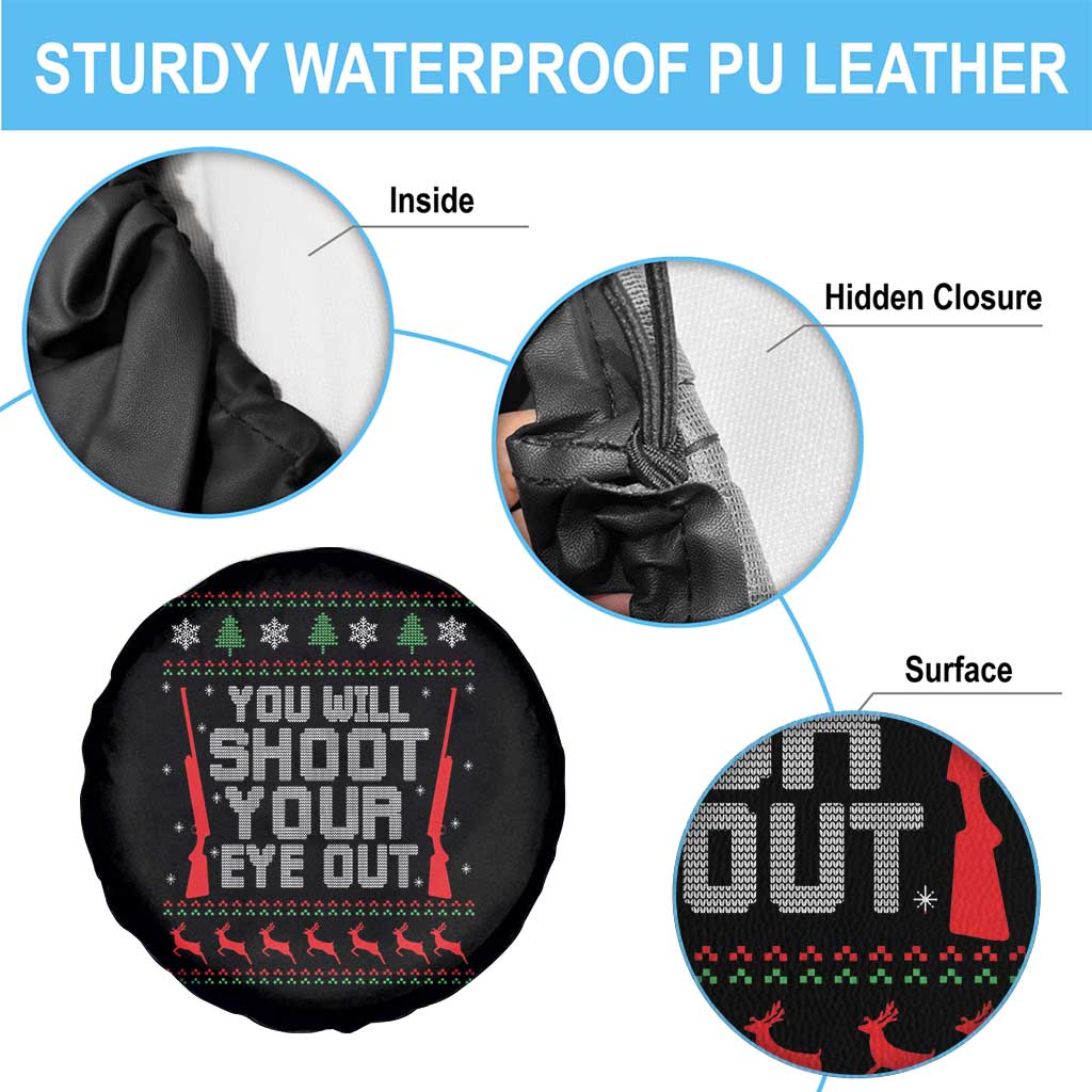 Funny You'll Shoot Your Eye Out Kid Spare Tire Cover Christmas Movie Guns - Wonder Print Shop