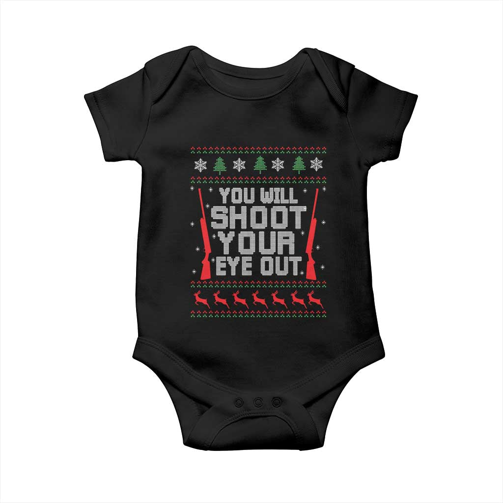 Funny You'll Shoot Your Eye Out Kid Baby Onesie Christmas Movie Guns - Wonder Print Shop