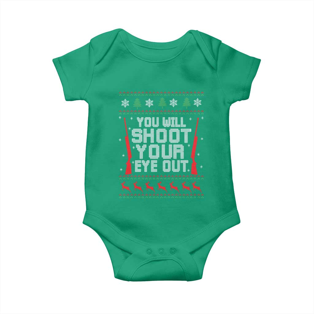 Funny You'll Shoot Your Eye Out Kid Baby Onesie Christmas Movie Guns - Wonder Print Shop