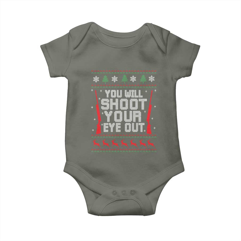 Funny You'll Shoot Your Eye Out Kid Baby Onesie Christmas Movie Guns - Wonder Print Shop