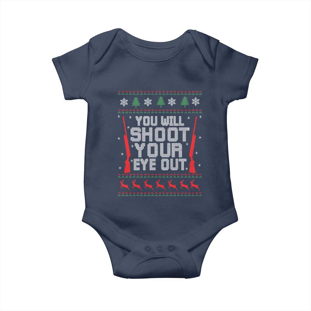 Funny You'll Shoot Your Eye Out Kid Baby Onesie Christmas Movie Guns - Wonder Print Shop