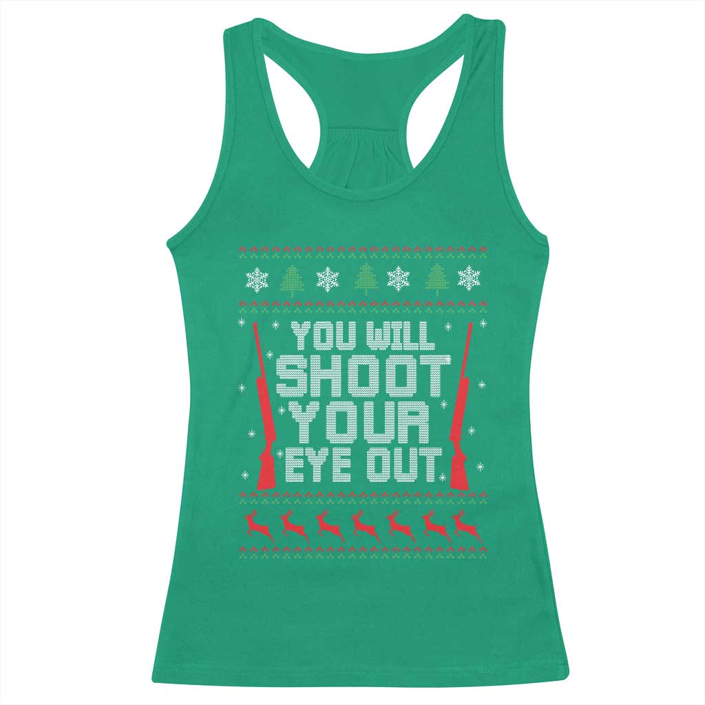 Funny You'll Shoot Your Eye Out Kid Racerback Tank Top Christmas Movie Guns - Wonder Print Shop