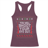 Funny You'll Shoot Your Eye Out Kid Racerback Tank Top Christmas Movie Guns - Wonder Print Shop