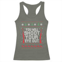 Funny You'll Shoot Your Eye Out Kid Racerback Tank Top Christmas Movie Guns - Wonder Print Shop