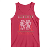 Funny You'll Shoot Your Eye Out Kid Tank Top Christmas Movie Guns - Wonder Print Shop
