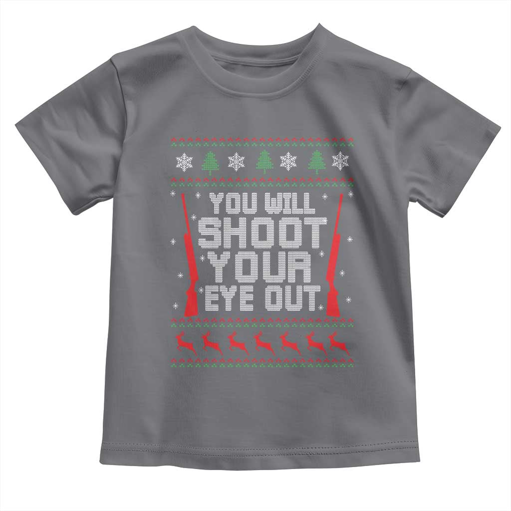 Funny You'll Shoot Your Eye Out Kid Toddler T Shirt Christmas Movie Guns - Wonder Print Shop