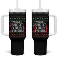 Funny You'll Shoot Your Eye Out Kid Tumbler With Handle Christmas Movie Guns - Wonder Print Shop