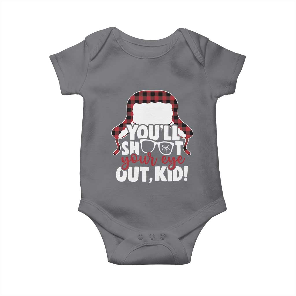 Funny You Will Shoot Your Eye Out Kid Baby Onesie Christmas Movie Glasses Hat - Wonder Print Shop