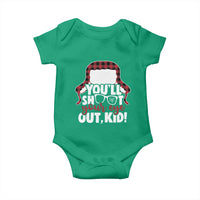 Funny You Will Shoot Your Eye Out Kid Baby Onesie Christmas Movie Glasses Hat - Wonder Print Shop
