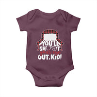 Funny You Will Shoot Your Eye Out Kid Baby Onesie Christmas Movie Glasses Hat - Wonder Print Shop