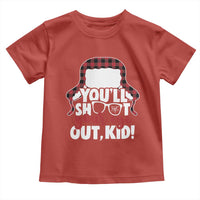Funny You Will Shoot Your Eye Out Kid Toddler T Shirt Christmas Movie Glasses Hat - Wonder Print Shop