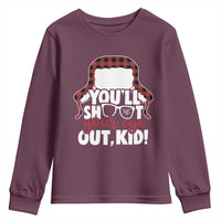 Funny You Will Shoot Your Eye Out Kid Youth Sweatshirt Christmas Movie Glasses Hat - Wonder Print Shop