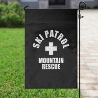 Ski Patrol Mountain Rescue Garden Flag Winter Slopes Skiing Snowboarding - Wonder Print Shop