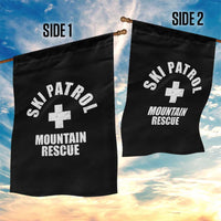 Ski Patrol Mountain Rescue Garden Flag Winter Slopes Skiing Snowboarding - Wonder Print Shop