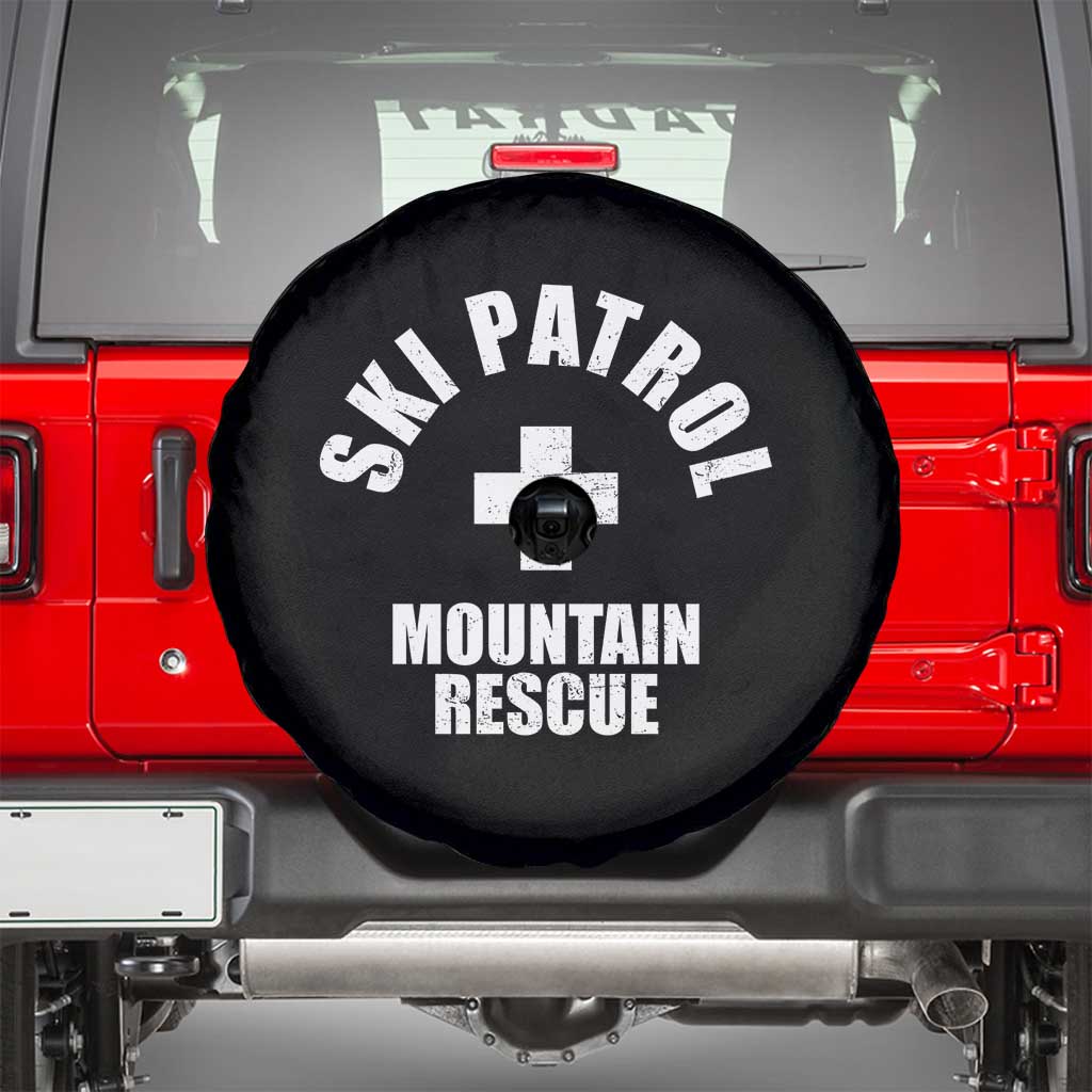 Ski Patrol Mountain Rescue Spare Tire Cover Winter Slopes Skiing Snowboarding - Wonder Print Shop
