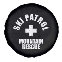Ski Patrol Mountain Rescue Spare Tire Cover Winter Slopes Skiing Snowboarding - Wonder Print Shop