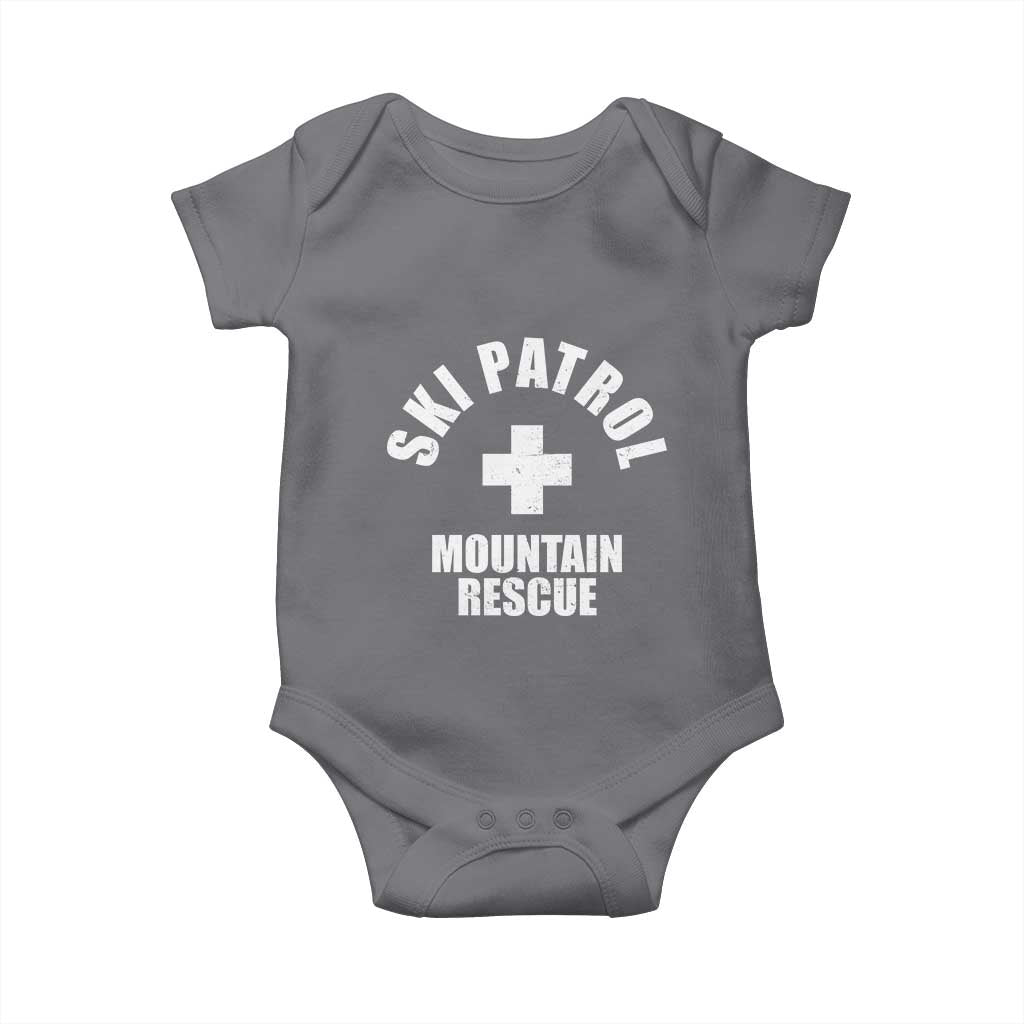Ski Patrol Mountain Rescue Baby Onesie Winter Slopes Skiing Snowboarding - Wonder Print Shop