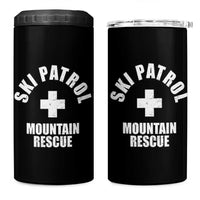 Ski Patrol Mountain Rescue 4 in 1 Can Cooler Tumbler Winter Slopes Skiing Snowboarding - Wonder Print Shop
