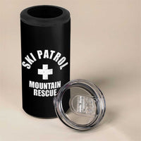 Ski Patrol Mountain Rescue 4 in 1 Can Cooler Tumbler Winter Slopes Skiing Snowboarding - Wonder Print Shop