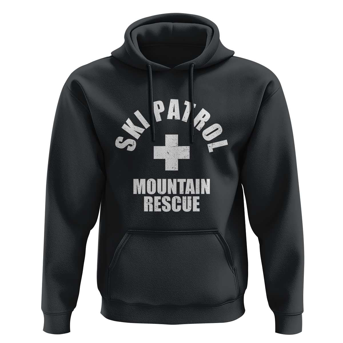 Ski Patrol Mountain Rescue Hoodie Winter Slopes Skiing Snowboarding - Wonder Print Shop