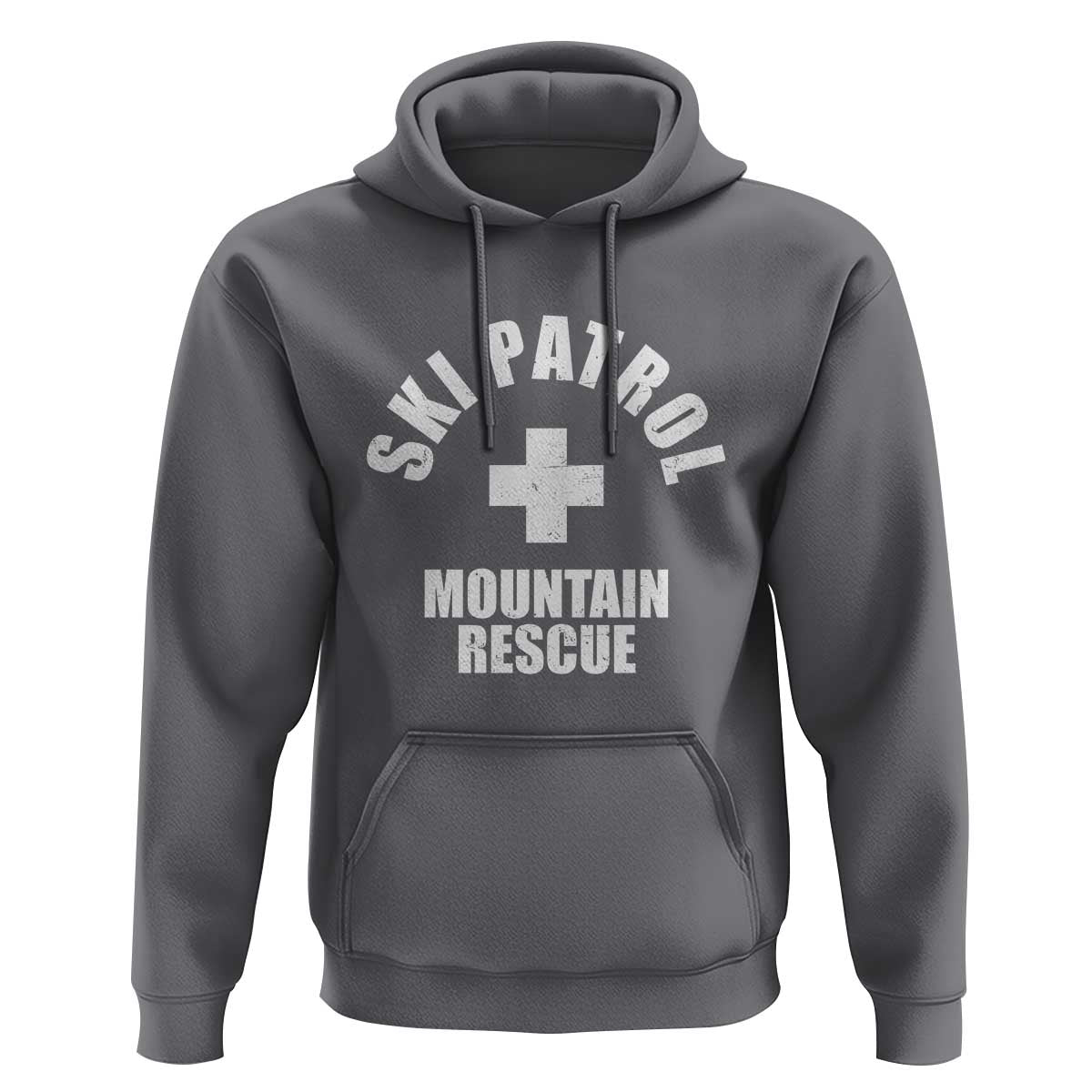 Ski Patrol Mountain Rescue Hoodie Winter Slopes Skiing Snowboarding - Wonder Print Shop