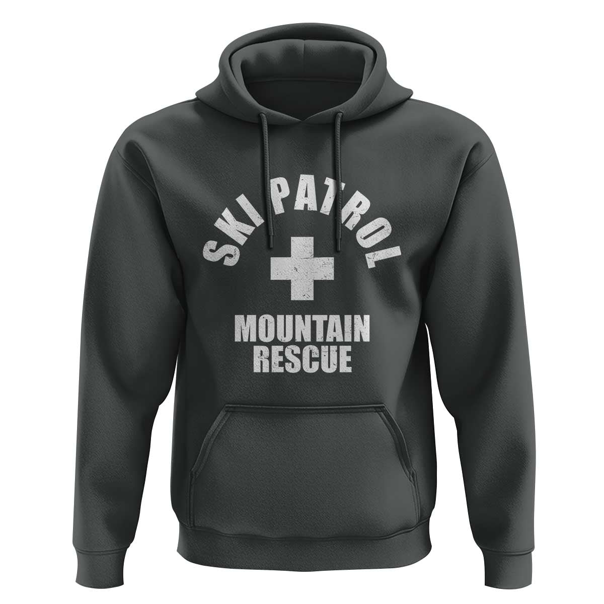 Ski Patrol Mountain Rescue Hoodie Winter Slopes Skiing Snowboarding - Wonder Print Shop