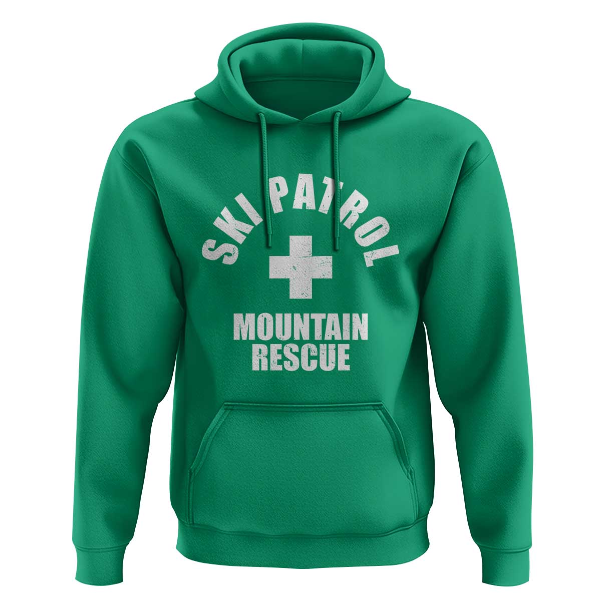 Ski Patrol Mountain Rescue Hoodie Winter Slopes Skiing Snowboarding - Wonder Print Shop