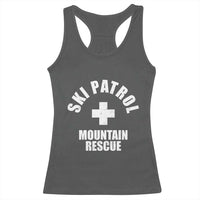Ski Patrol Mountain Rescue Racerback Tank Top Winter Slopes Skiing Snowboarding - Wonder Print Shop