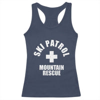 Ski Patrol Mountain Rescue Racerback Tank Top Winter Slopes Skiing Snowboarding - Wonder Print Shop