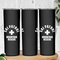 Ski Patrol Mountain Rescue Skinny Tumbler Winter Slopes Skiing Snowboarding - Wonder Print Shop