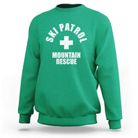 Ski Patrol Mountain Rescue Sweatshirt Winter Slopes Skiing Snowboarding - Wonder Print Shop
