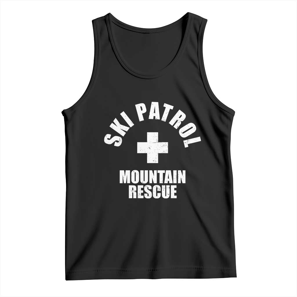 Ski Patrol Mountain Rescue Tank Top Winter Slopes Skiing Snowboarding - Wonder Print Shop