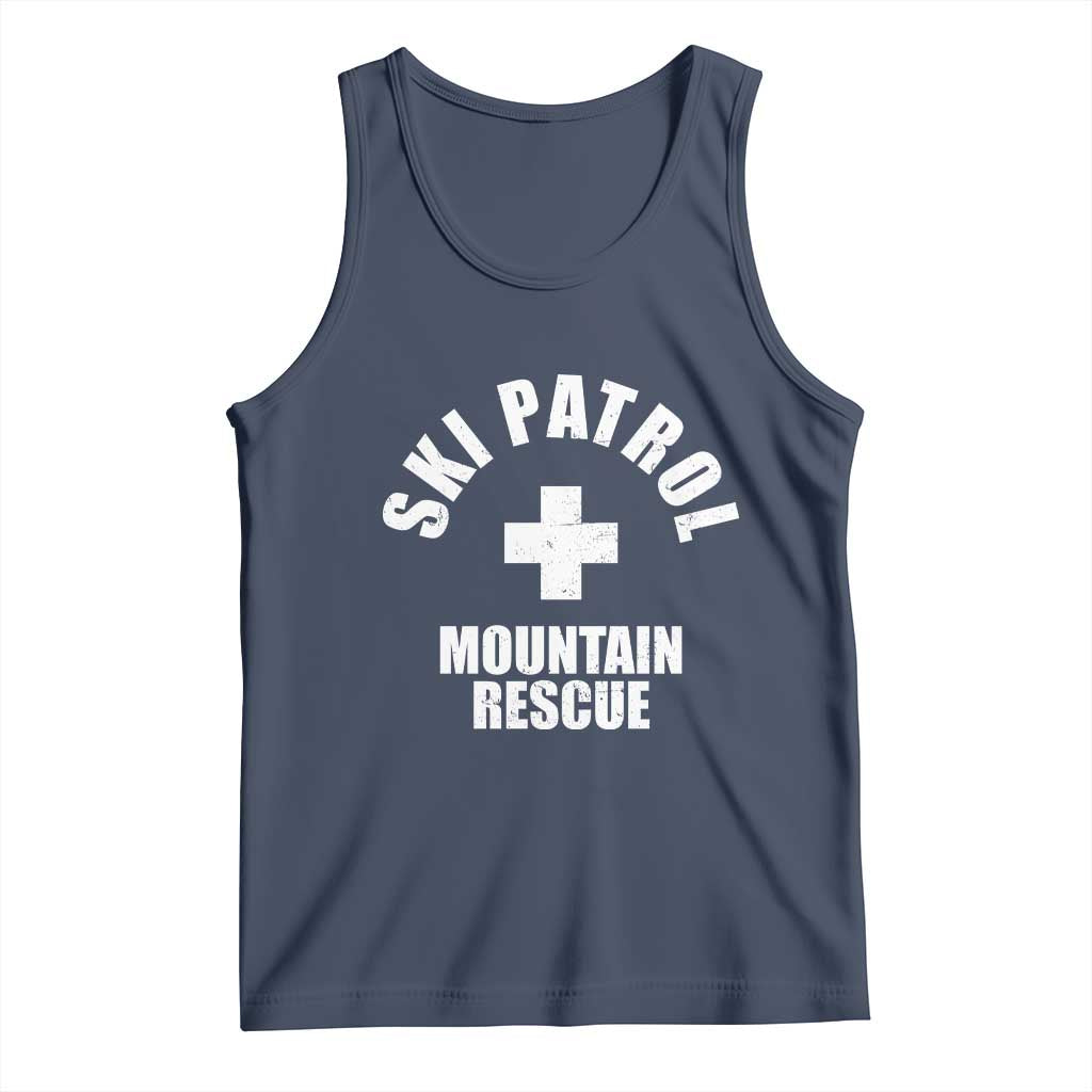 Ski Patrol Mountain Rescue Tank Top Winter Slopes Skiing Snowboarding - Wonder Print Shop