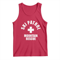 Ski Patrol Mountain Rescue Tank Top Winter Slopes Skiing Snowboarding - Wonder Print Shop