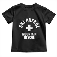 Ski Patrol Mountain Rescue Toddler T Shirt Winter Slopes Skiing Snowboarding - Wonder Print Shop