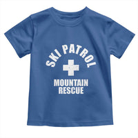 Ski Patrol Mountain Rescue Toddler T Shirt Winter Slopes Skiing Snowboarding - Wonder Print Shop